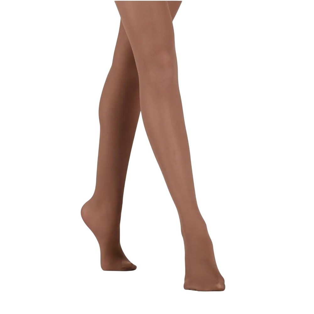 Weissman Adult Footed Tights Hazelnut Microfiber Size MA Dance Ballet Style W990